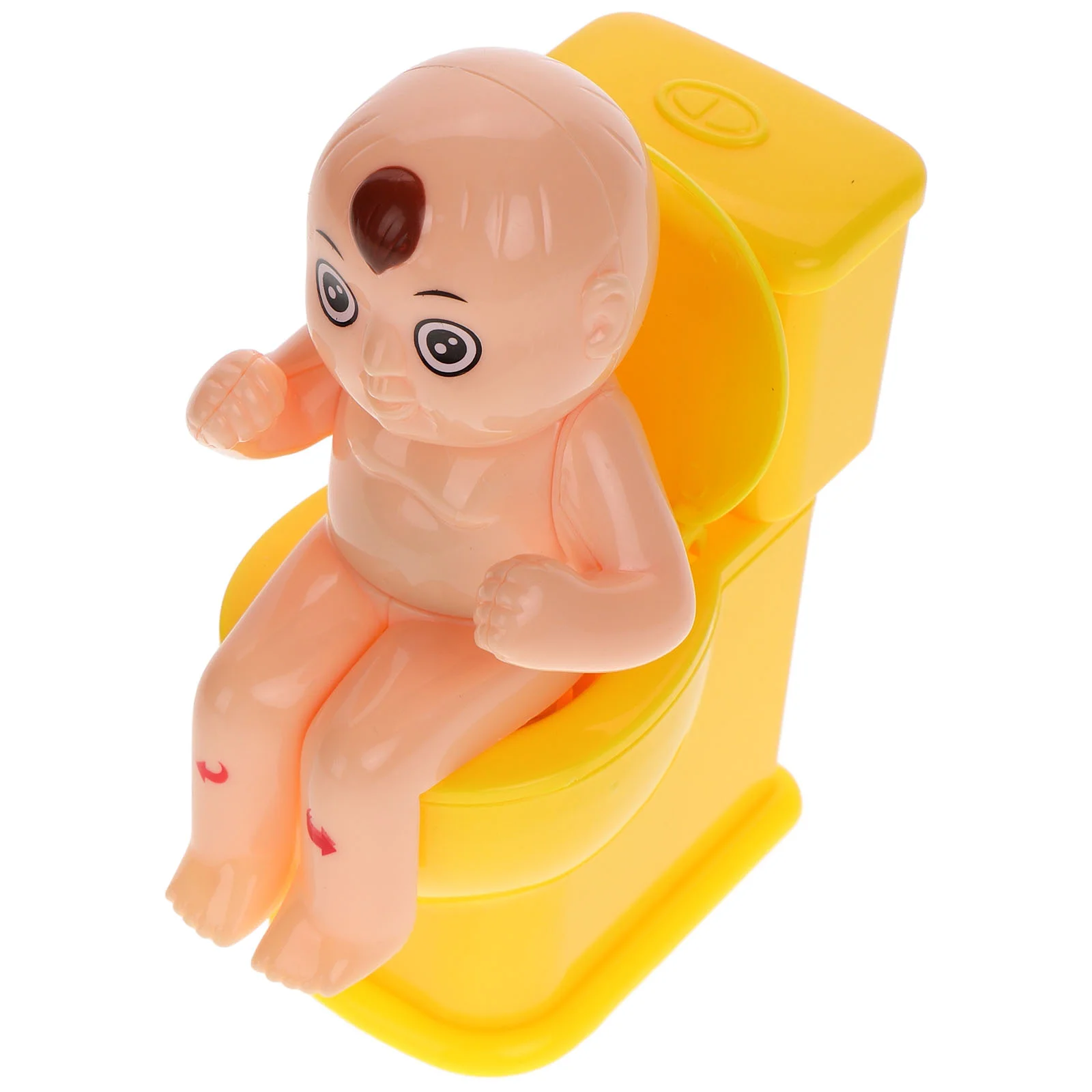 Toilet Toy Funny Water Squirting Adorable Closestool Plastic Toys Trick Prank Spoof Baby