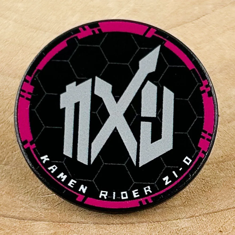 Kamen Rider Zi-O Logo Enamel Pin The King Of Time Badge Japanese TV Anime Peripheral Fun Backpack Decorative