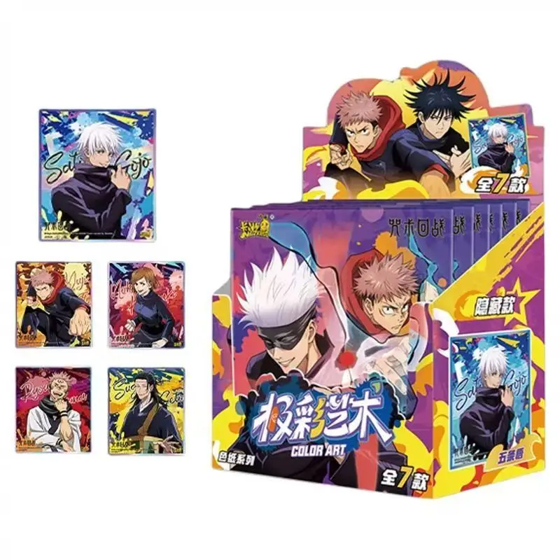 

KAYOU Jujutsu Kaisen Card Deluxe Edition Full Thick Card Rare Gojo Satoru Fushiguro Megumi Anime Game Collection Cards Toys Gift