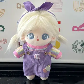 Moda elbiseler etek dekorasyon 20cm pamuk bebek güzel prenses elbiseler peluş bebek giysileri etek kafa aksesuarları ile