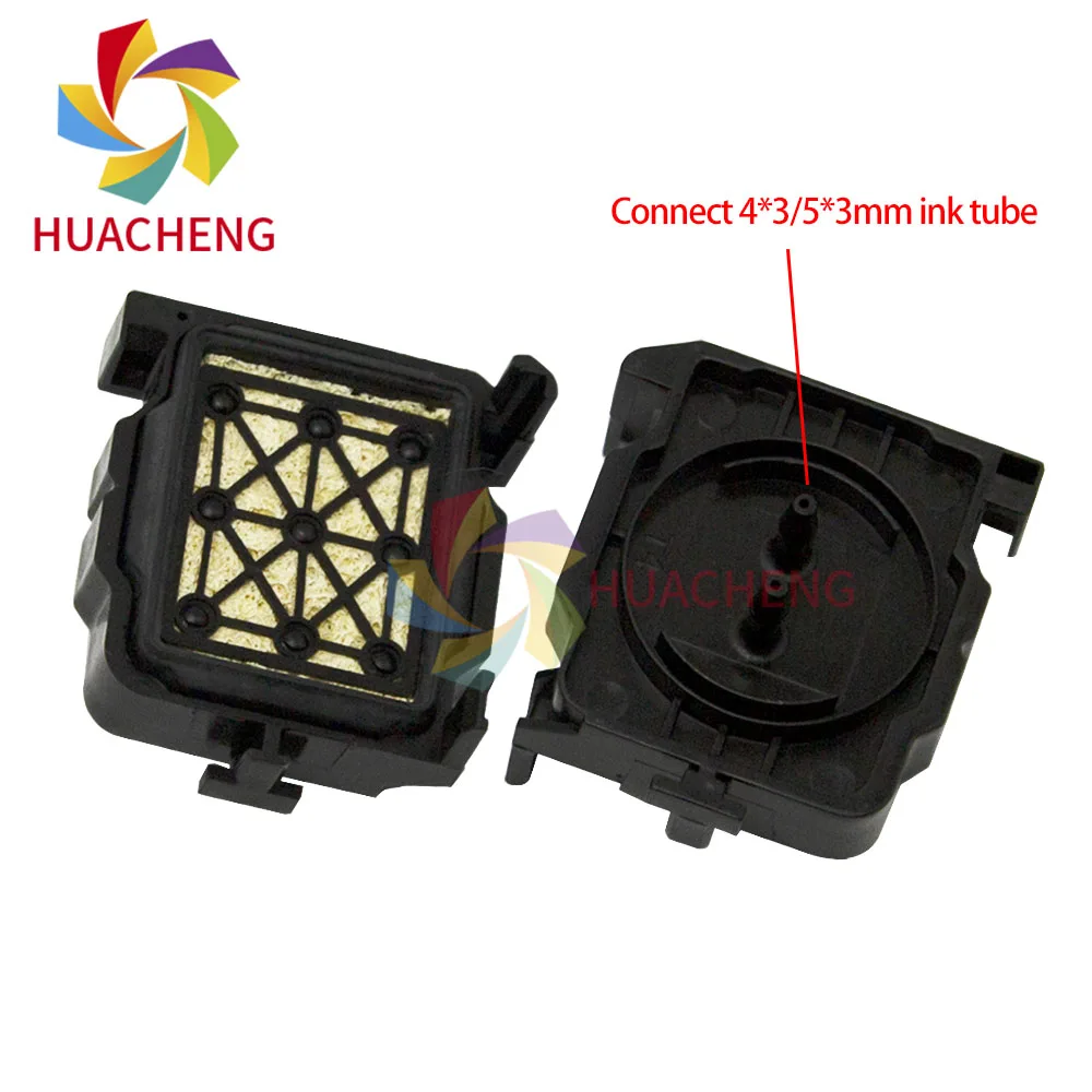 2Pcs DX5 DX7 ECO-Solvent Single Head Captop For Galaxy Series Printer Capping Station Cap Head Assembly
