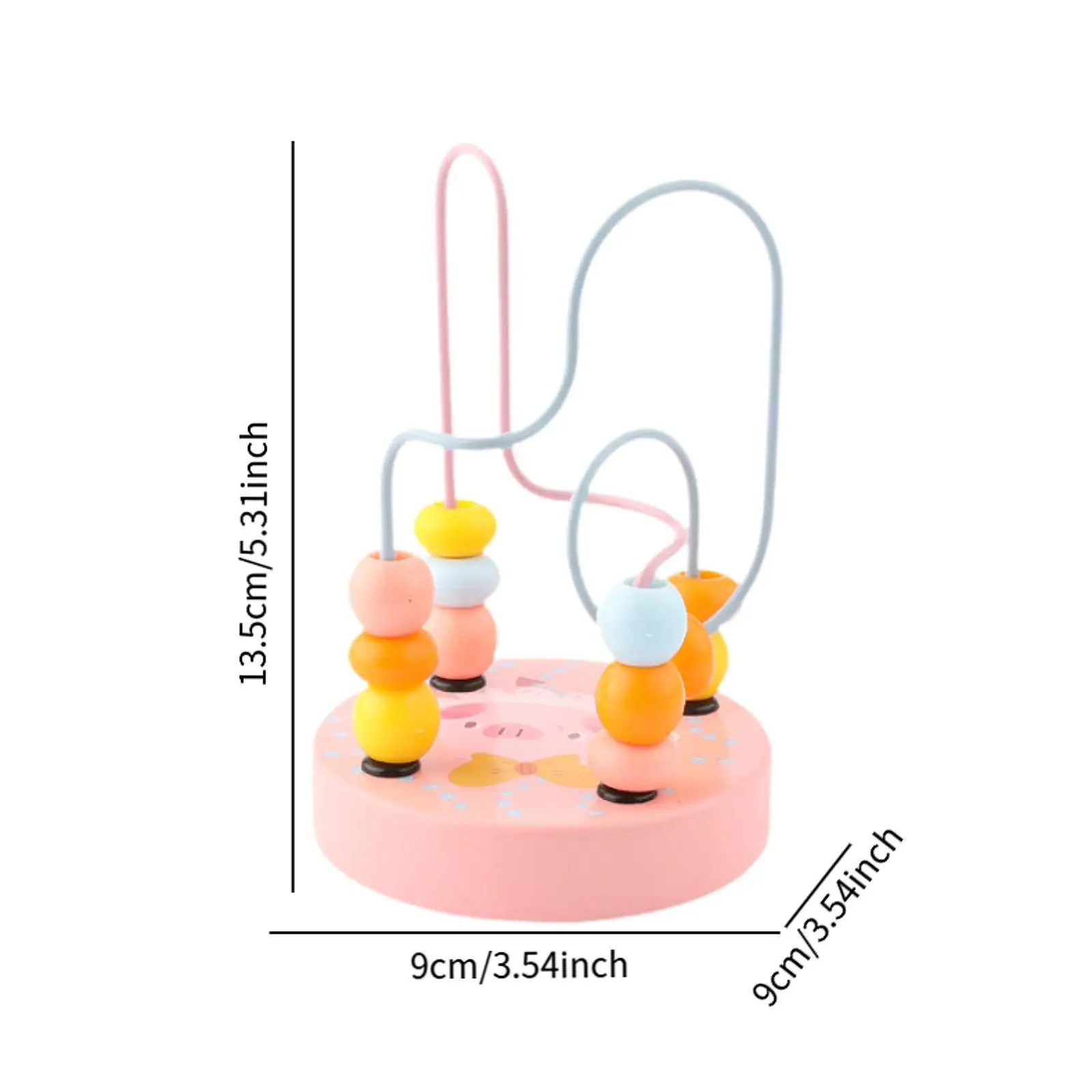 Jouet labyrinthe perlé coloré pour bébés garçons et filles, montagnes russes, coordination œil-main, apprentissage alth, cadeau