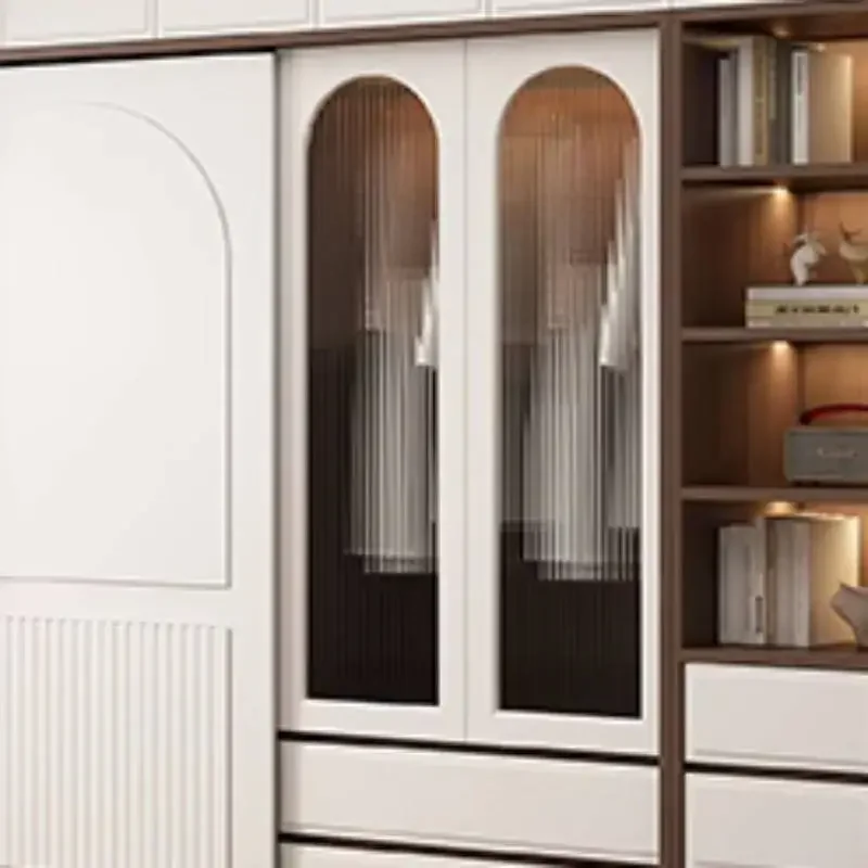 Style  Wardrobes Closet Wooden Small Box White Storage Wardrobes  Furniture For Home