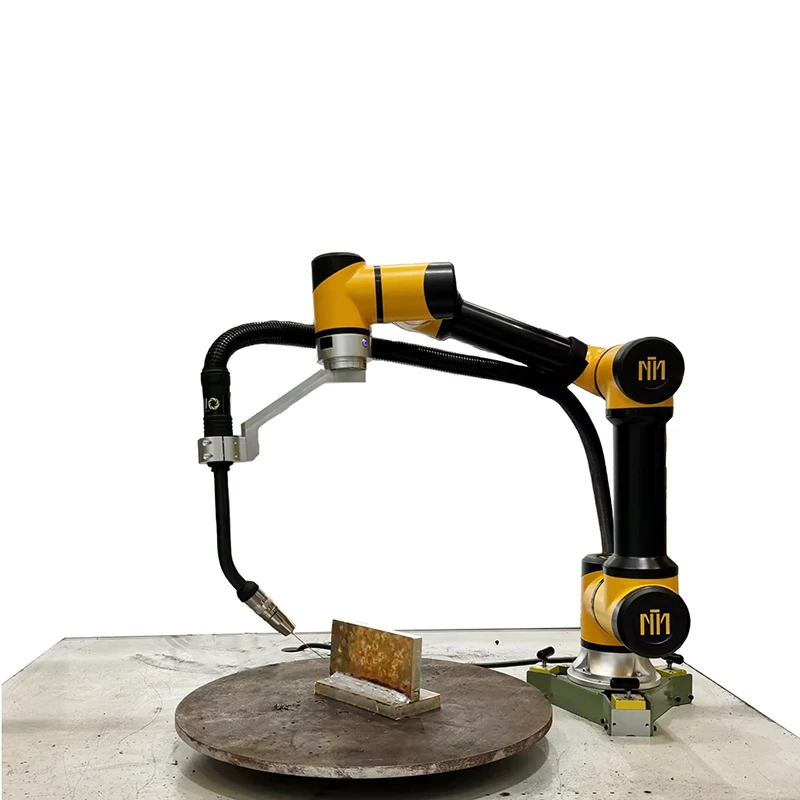 Custom Manual 6-Axis CO2 MIG MAG Welding Cobot 5kg 0.02mmMechanical ArmManipulatorWorkstationServo Actuated Jib Arm