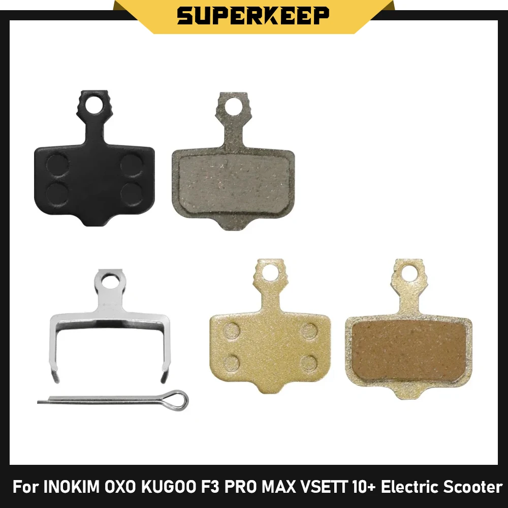 Pastilha de Freio para INOKIM OXO, KUGOO F3 PRO MAX, VSETT 10+, KAABO WOLF WARRIOR KING GT MANTIS 10 e AUSOM DT2 PRO Scooter