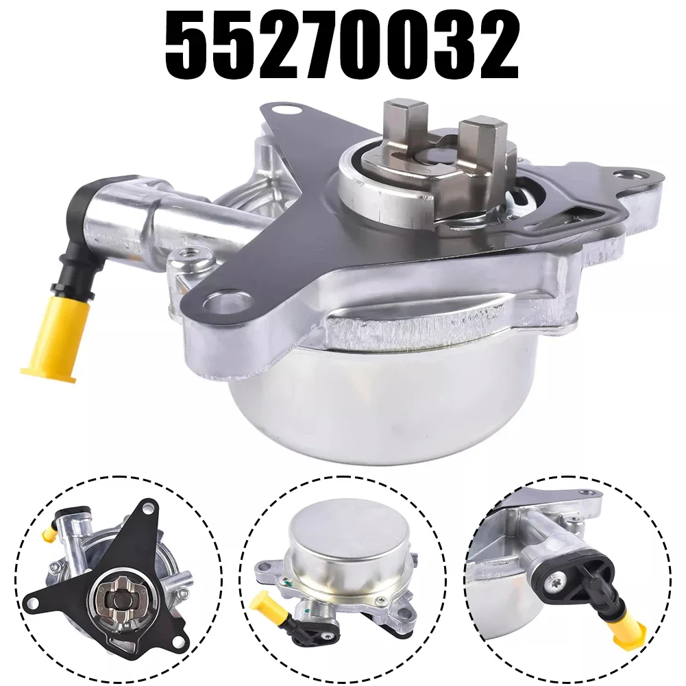 Peças de reposição prateadas de metal da bomba de vácuo de freio 55270032   Para Abarth Punto Para Punto Para Evo Para Fiat 500 Para Jeep Para Lancia