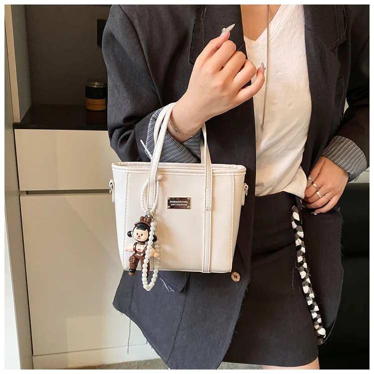 

2025 New! Dopamine Crossbody - High-Saturation Waxed Leather Tote, Niche Candy Color
