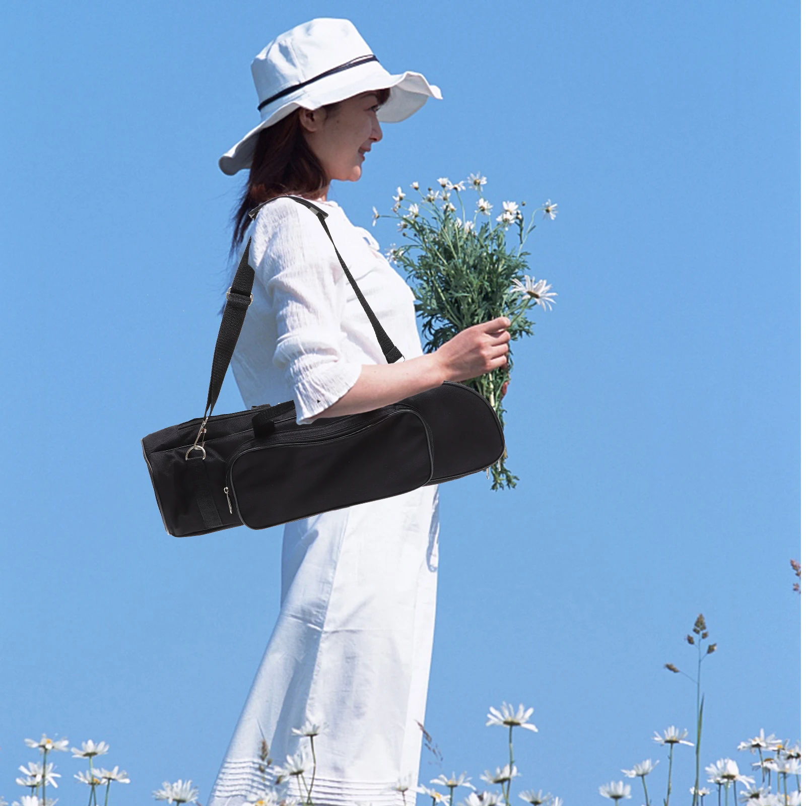 

Portable Trumpet Case Shockproof Waterproof Oxford Cloth Padded Gig Bag For Music Instrument Carrying Storage Holder