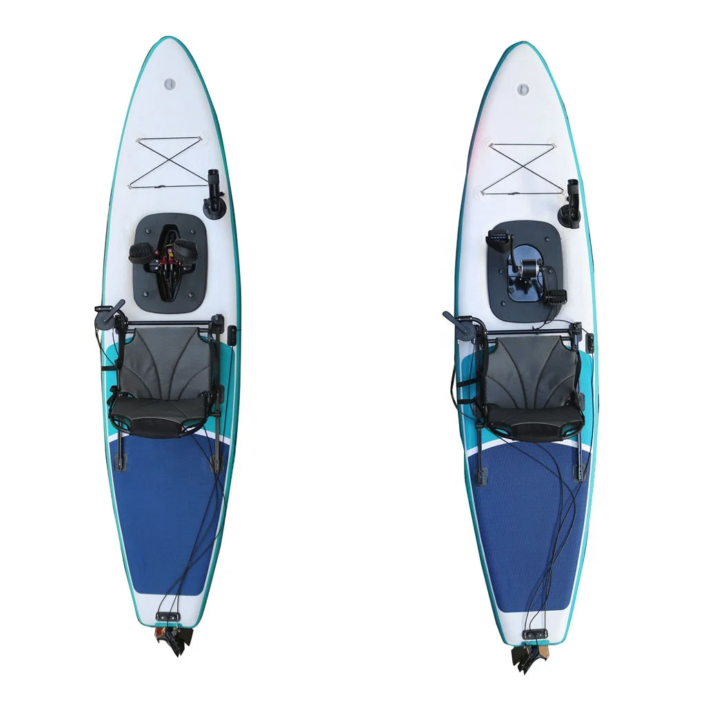

Favorite 2024 New Design Factory CE Inflatable Pedal Fishing Kayak For Adults Single Sit On Top Kayak With Pedal System
