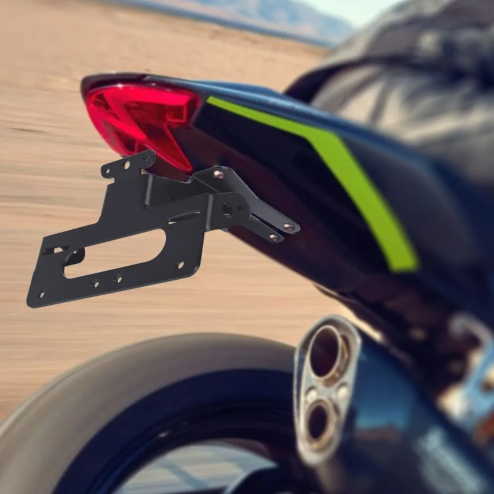

ДЛЯ Speed Triple 1200 RS 1200 RR 2021 2022 2023 2024 2025 Аксессуары для мотоциклов Задний держатель номерного знака Кронштейн номерного знака