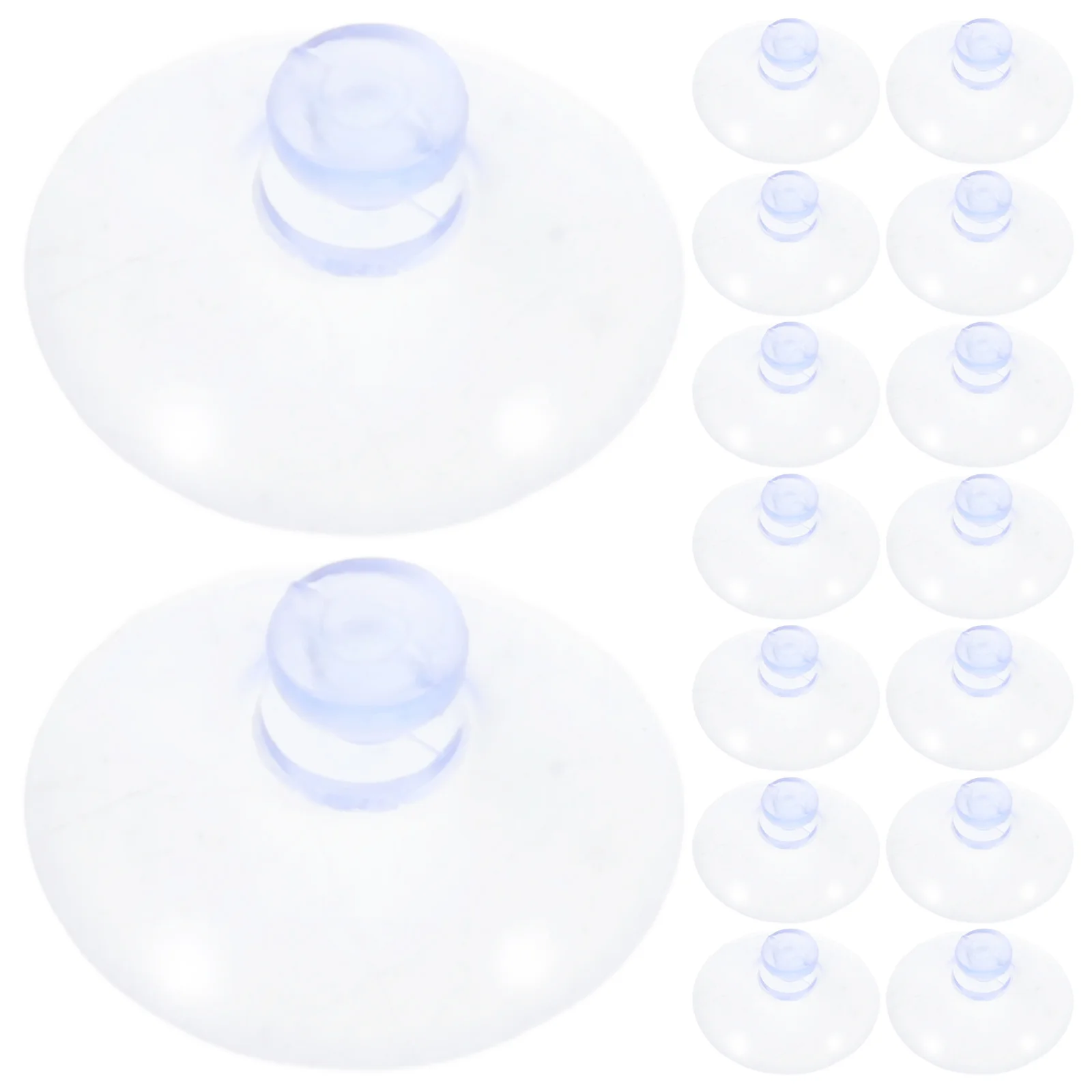 

300Pcs Mushroom Head Suction Cups 25Mm Transparent for Glass Table Top Anti-Slip Pads Strong Hold Desktop Decor Bathroom