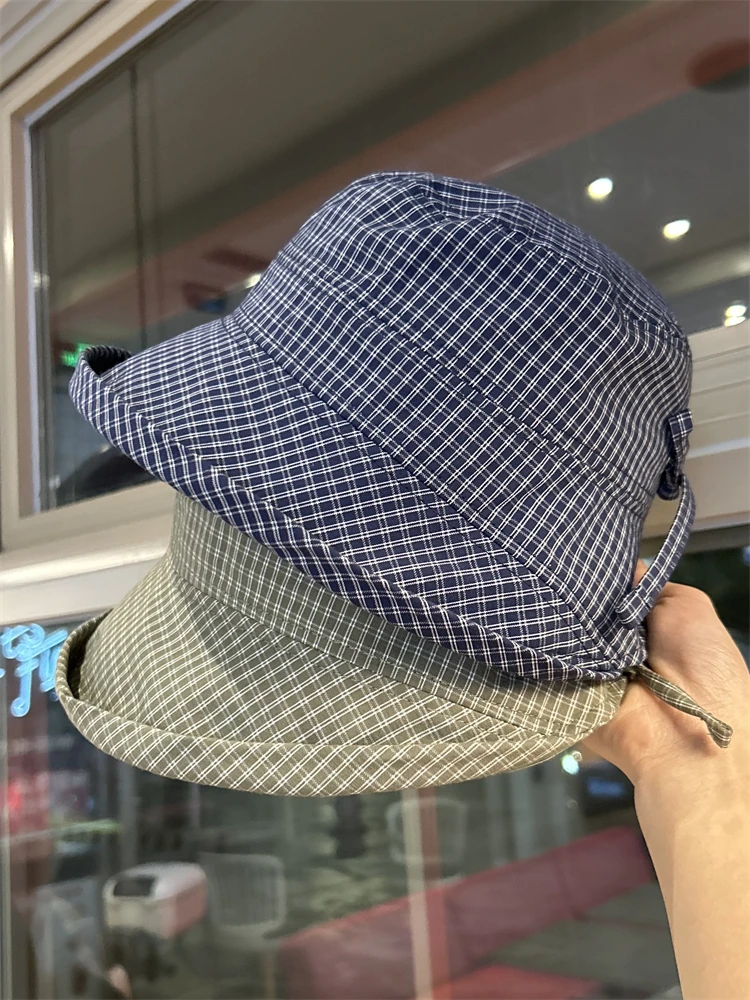 Bucket hat women's summer thin big brim fresh sun hat versatile fashion washbasin hat