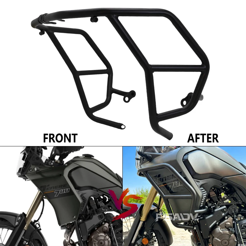 For YAMAHA Tenere700 Frame Bumper Protector TENERE 700 2019 2020 2021 2022 2023 2024 2025 Motorcycle Engine Guard Crash Bar