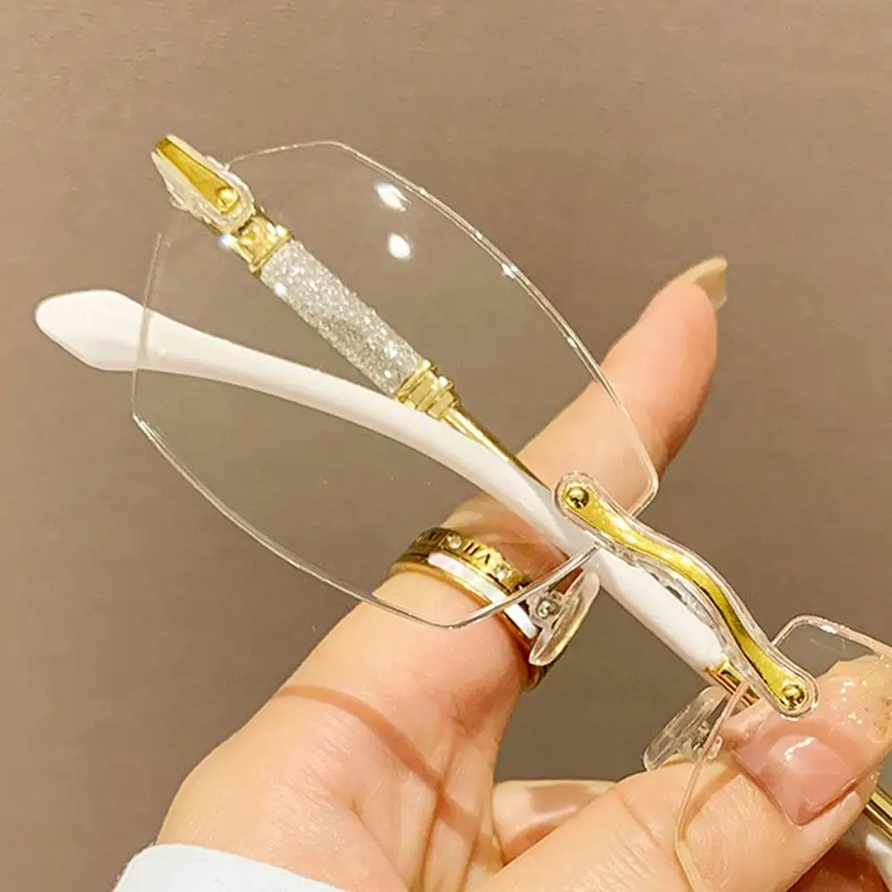 Blocking Blue Light Presbyopic Eyeglasses Antifatigue Vision Care Cutting Frame Eyewear Ultralight Anti-blue Reading Glasses