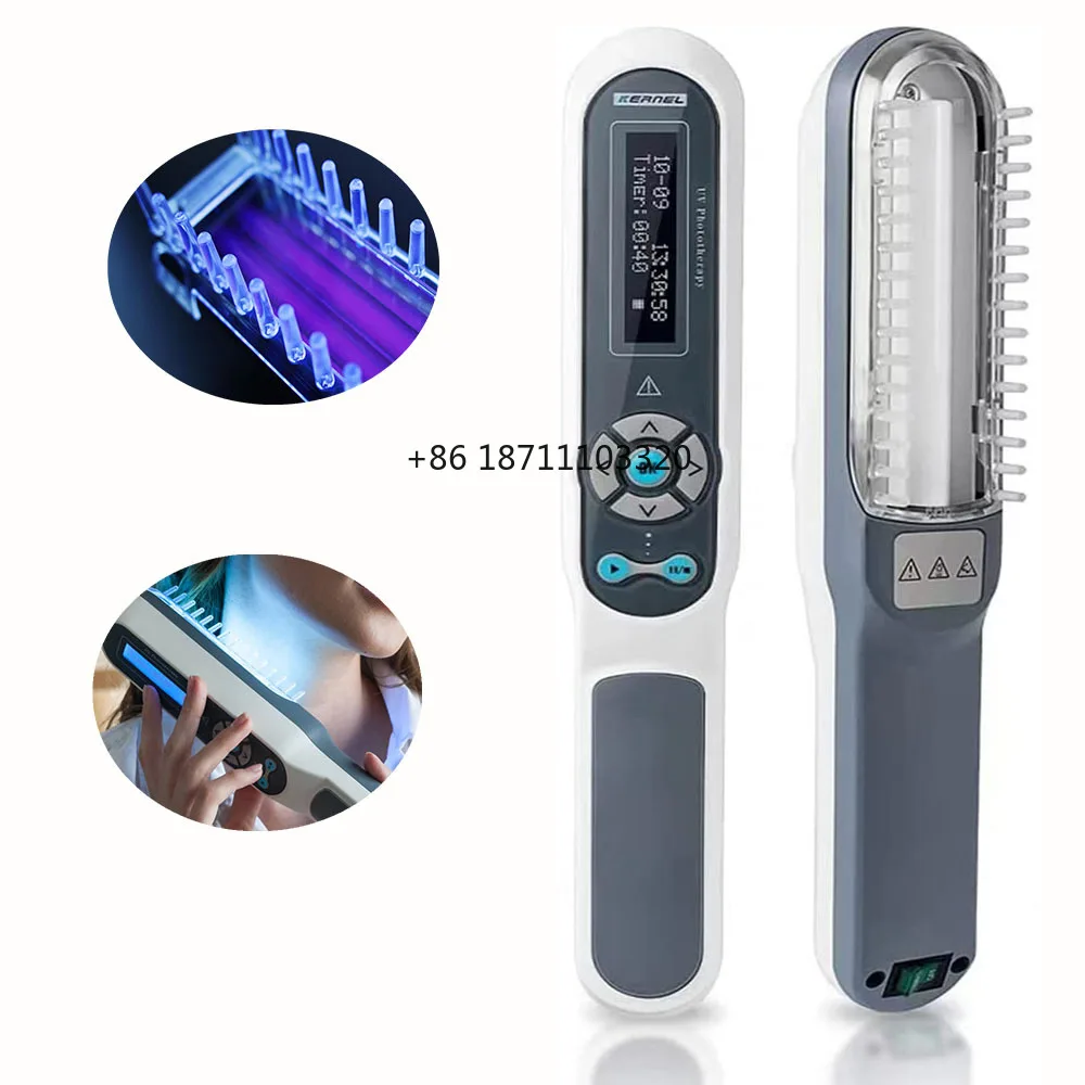 Kernel KN-4003BL factory supply UV lamp Vitiligo UVB 311nm UVB lamps for psoriasis handheld narrow band UVB lamp KN-4003