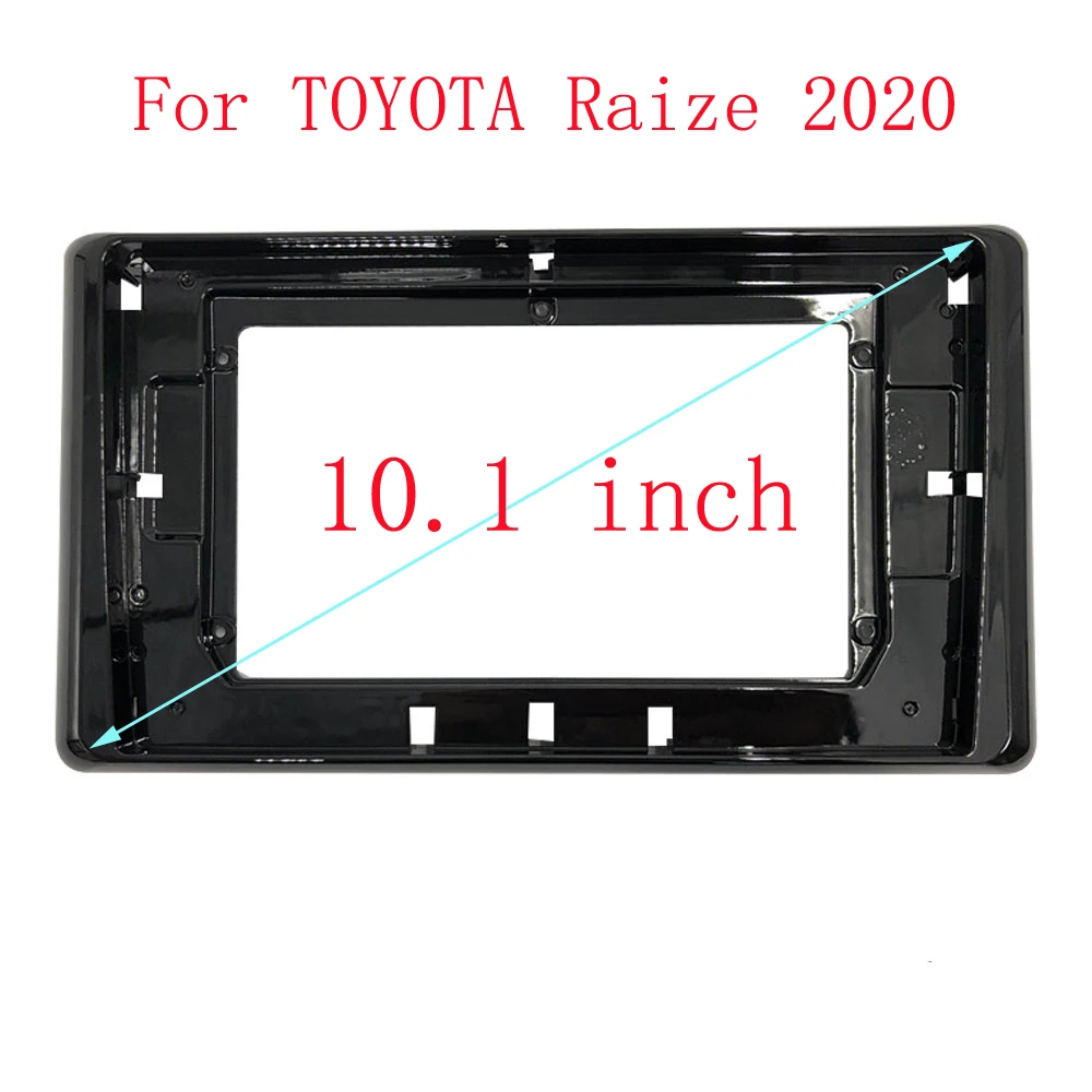 For 2020 TOYOTA RAIZE (10.1INCH, UV) Car Radio Fascias Head Unit 2 Din DVD GPS MP5 Frame Android Player Dash Panel Cover Trim