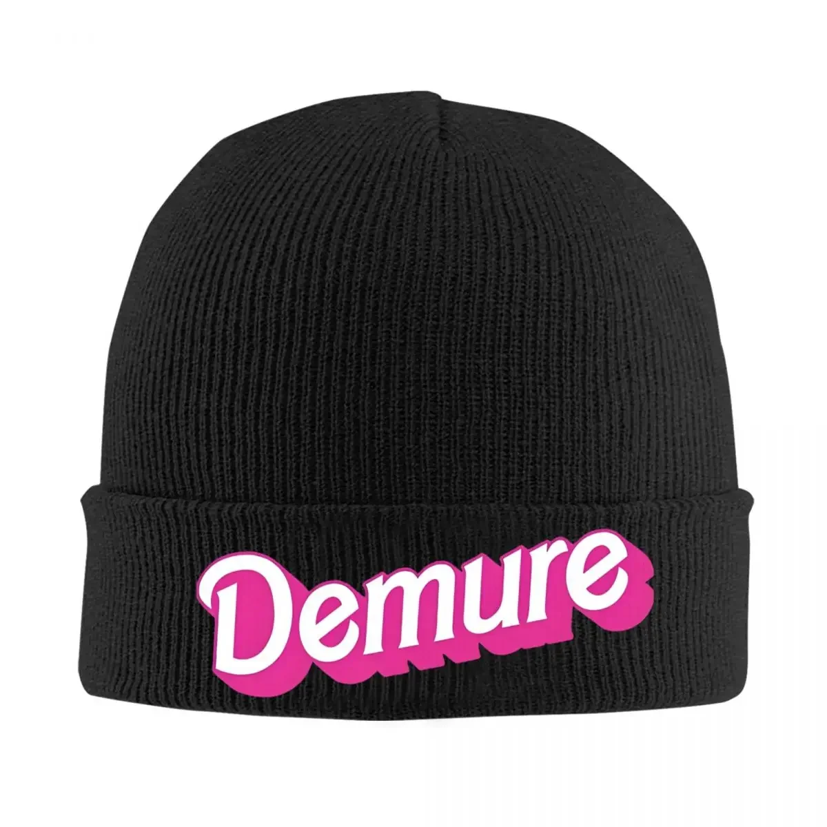 Demure Very Demure Very Mindful Hat Autumn Winter Skullies Beanies Warm Cap Unisex Knitted Caps