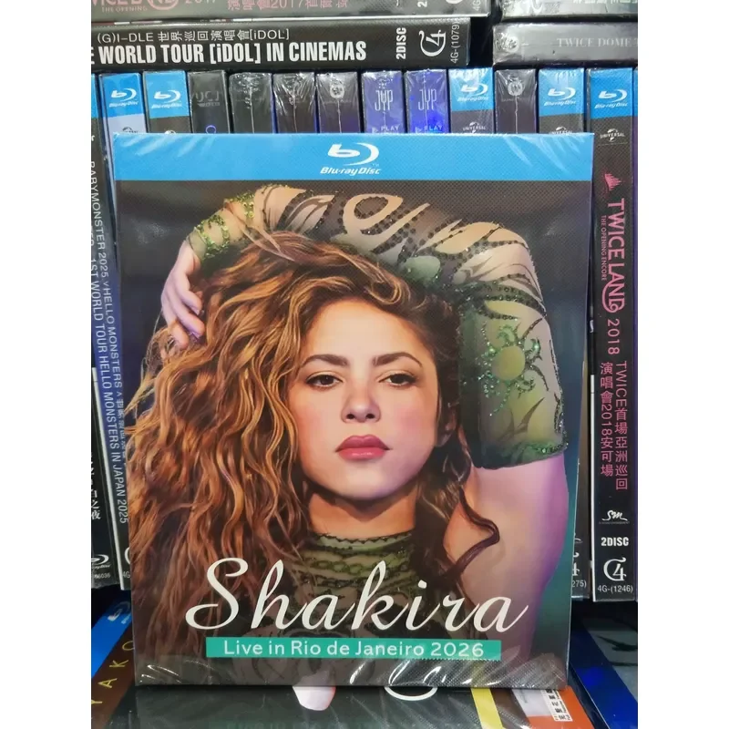 Latin Diva Shakira 2026 Rio Concert Blu-ray Disc High Definition Music Video Collection