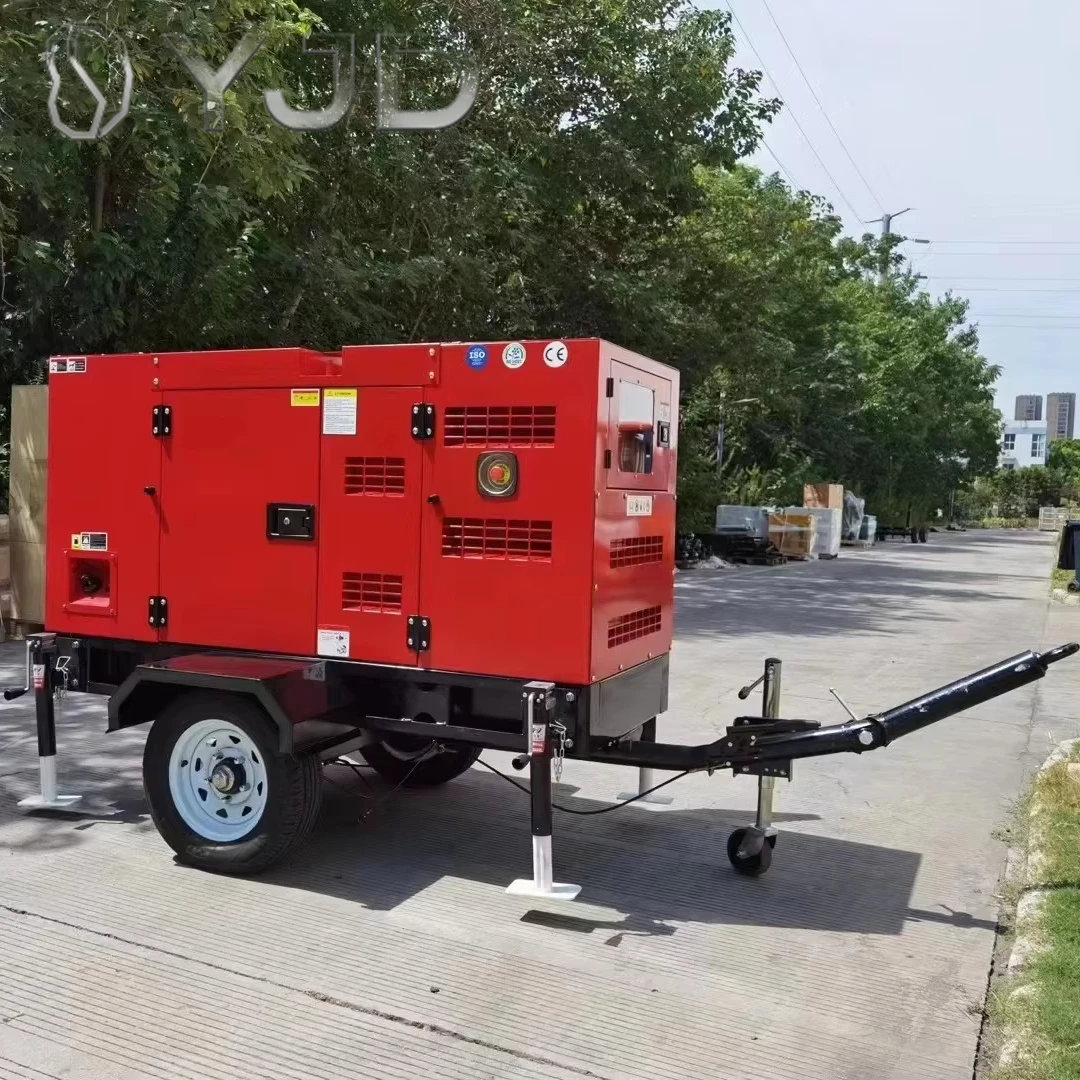 Hot Sale 50kw trailer Type Diesel Generator for Europe 50Hz Frequency 1800 rpm Speed Efficient Electricity Generation