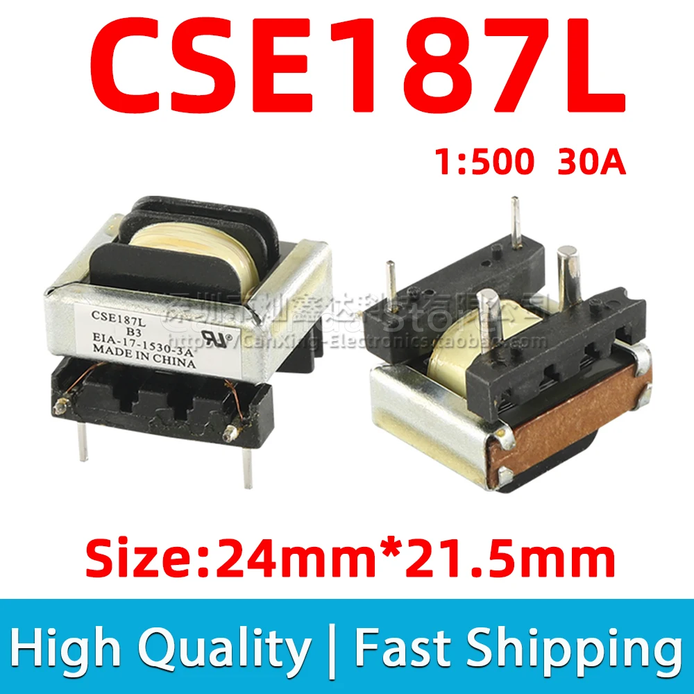 

2pcs CSE187L CSE187 DIP4 Current Sense Transformer 30A High Current Sensor Detect Turns Ratio 1:500