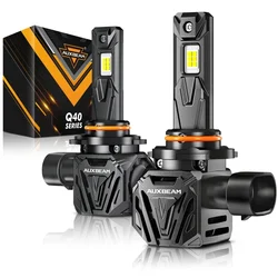 AUXBEAM 30000LM 120W LED Headlight Bulbs 9004 9005 9006 9007 H4 H11 H13 6500K Cool White Ultra-High Brightness Lamp Q40 Series