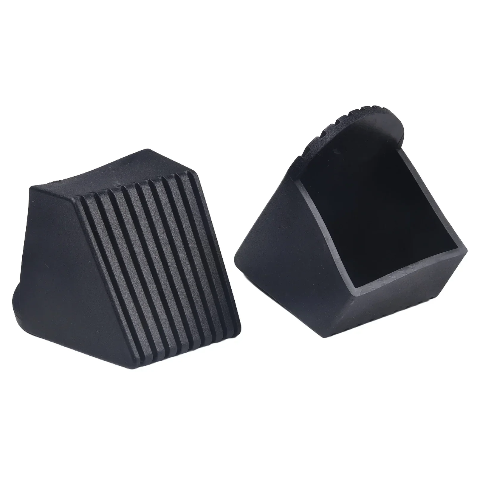 2Pcs Fitness Equipment Square End Cap Foot Cover Protectors Gym Accessories Plastic Square Tube Sleeve High-strength