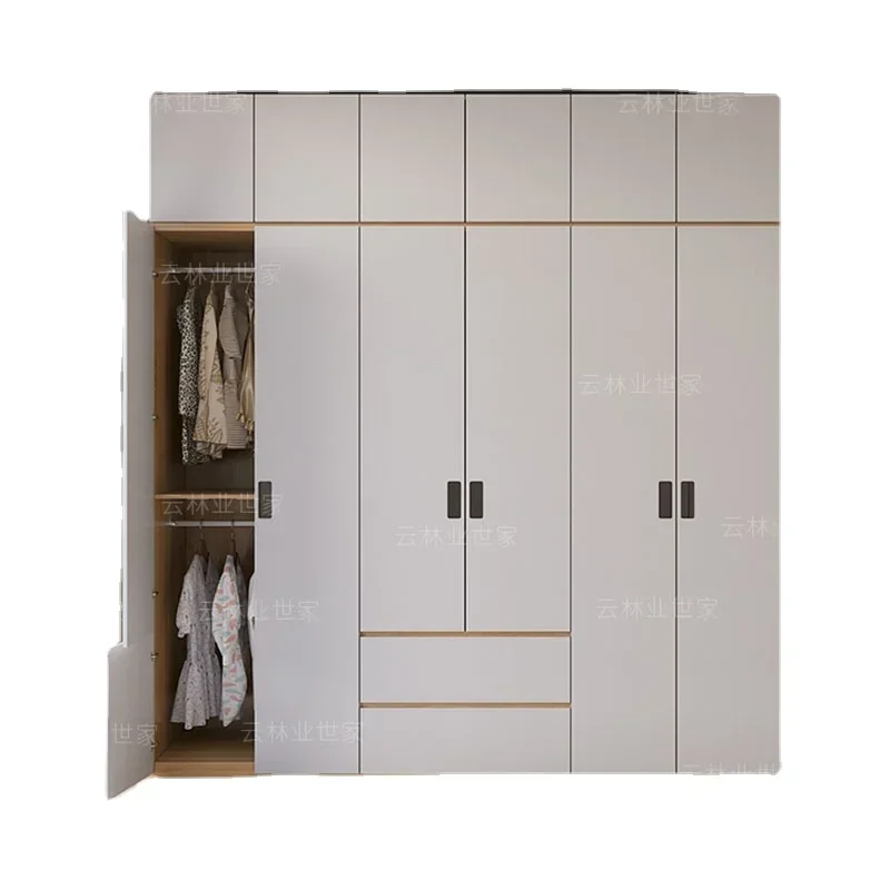 European Bedroom Wardrobes Heavy Duty Large Cupboard Detachable Wardrobes