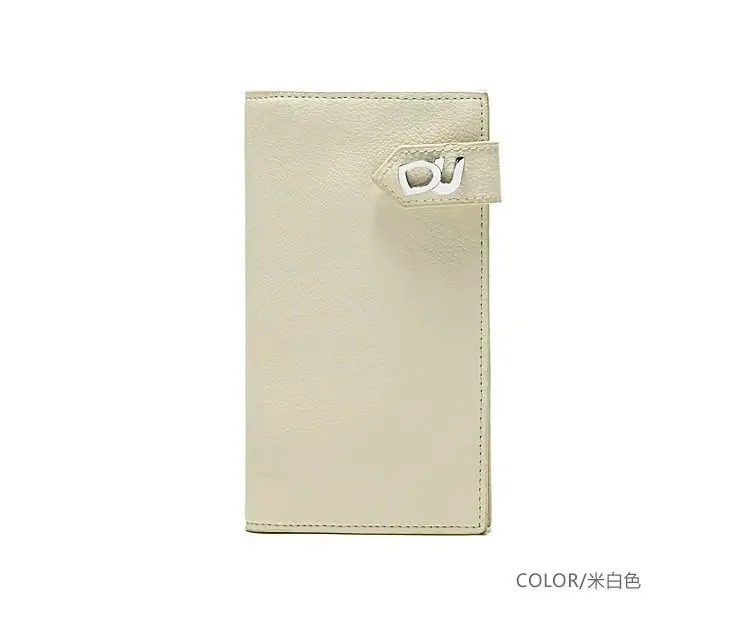 FREE SHIP-Promotion On Sale! Fashion Women's Genuine Leather Wallet/Purse Black Beige