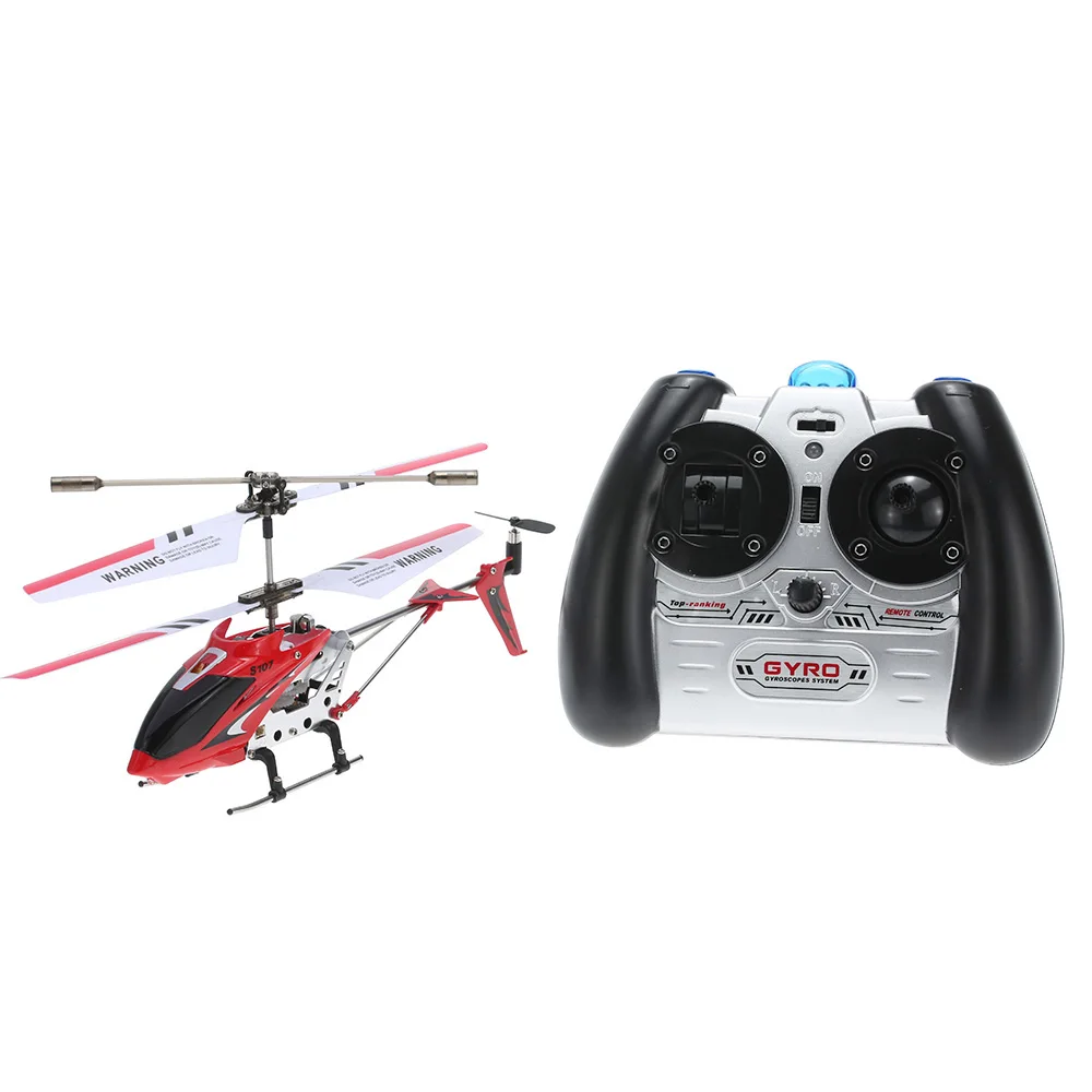 Syma S107G 3CH RC Helicopter Built-in Gyro Remote Control Helicopter Model Toys RTF Double-deck propeller With flashlight