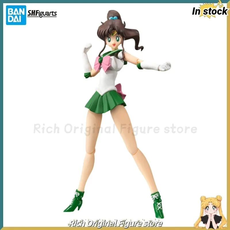 

【In Stock】Original BANDAI SPIRITS S.H.F Sailor Moon Kino Makoto -Animation Color Edition- Anime Figure Model