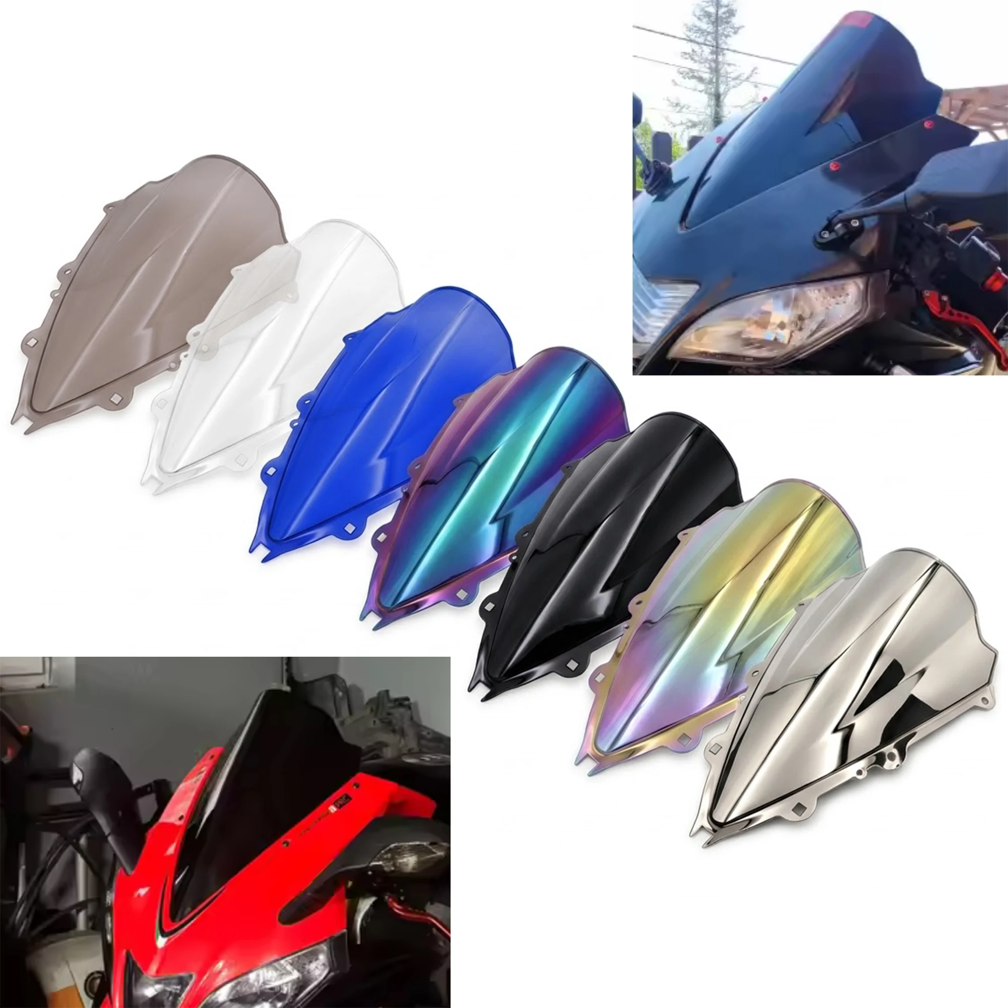 Motorrad-Windschutzscheibe, Windabweiser für Aprilia RSV4 R RSV4R RS4 125 50 RSV 4 4R 2009-2014 2015 2016