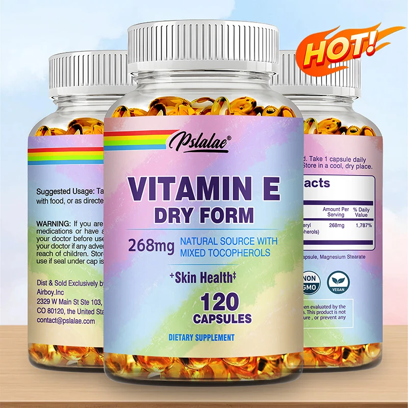 

Витамин Е — антивозрастной, антиокислительный, снятие стресса, улучшение ухода за грубой кожей, улучшение иммунитетной системы