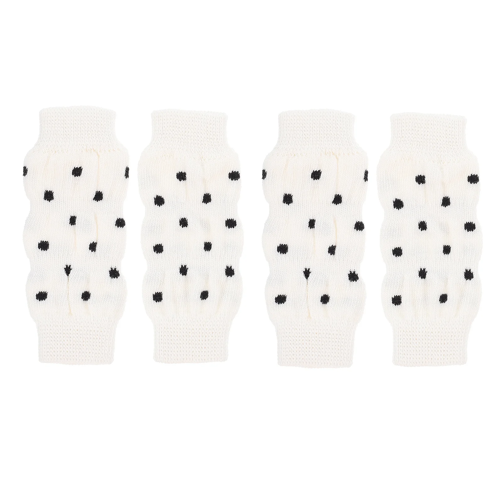 

4Pcs Anti-Slip Pet Socks Skin-Friendly Dog Leg Socks Protective Warm Leg Warmers for Puppies Dog Leggings Pet Supply