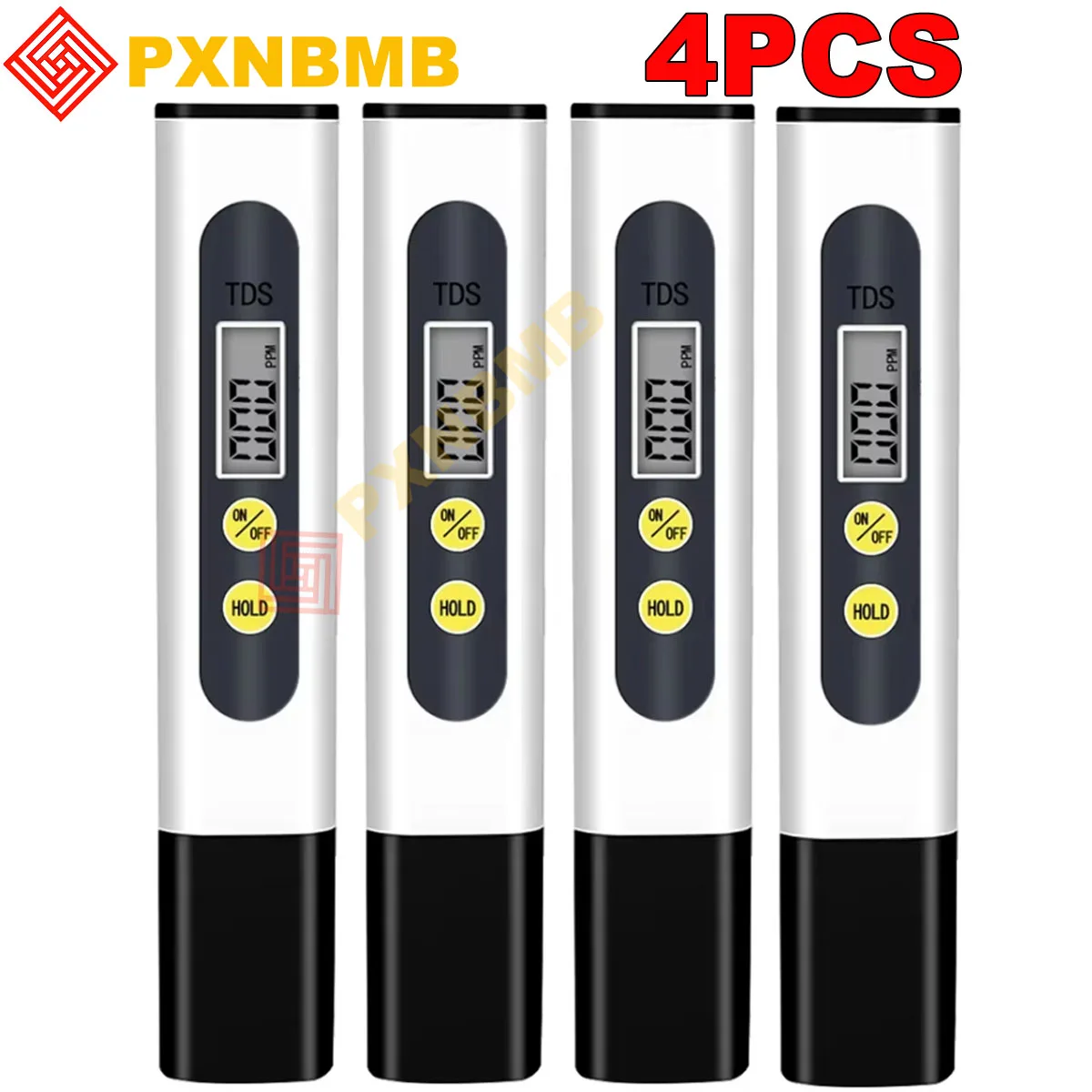 4ps مقياس إجمالي المواد المذابة الرقمية جهاز اختبار المياه 0-9990ppm محلل جودة مياه الشرب رصد تصفية اختبار سريع حوض السمك الزراعة المائية بركة