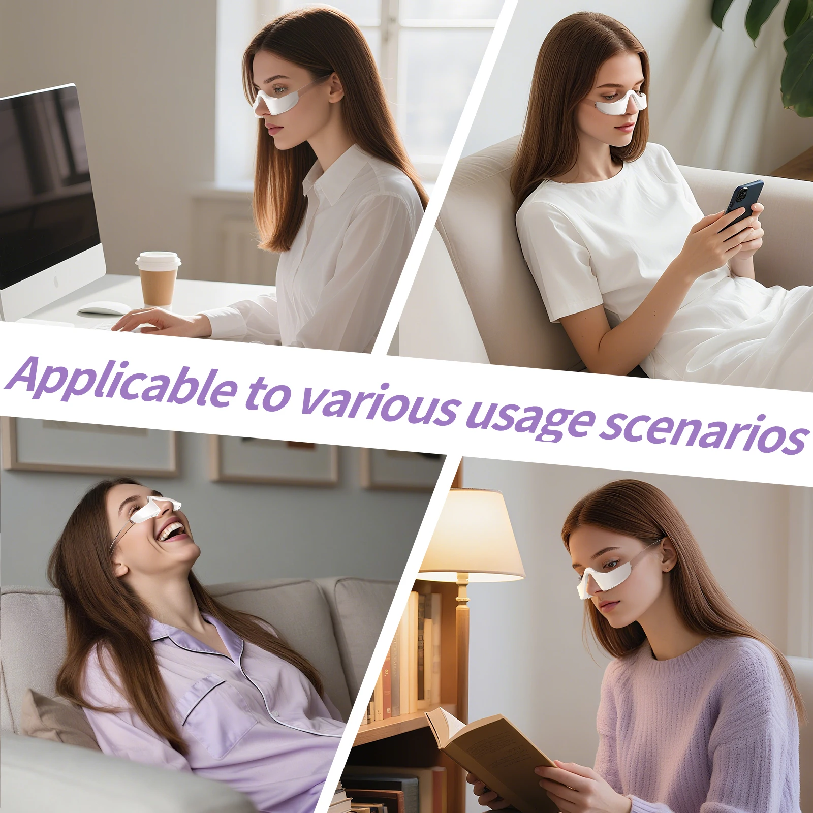 3 ألوان LED جهاز تجميل تحت العين ثلاثية الأبعاد مكركرنت كفاف العين مدلك نظارات العناية بالعين للانتفاخ والخطوط الدقيقة حقيبة العين #5