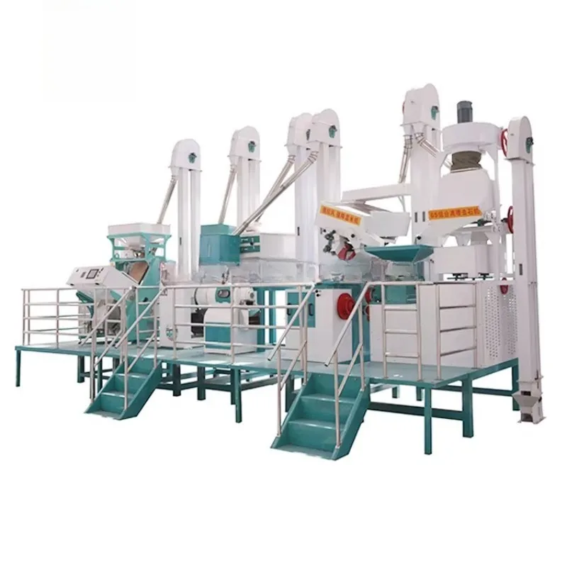 25 Ton Per Day Complete Combined Rice Mill Plant MTP25T Automatic Paddy Processing Line Low Broken Rice Rate