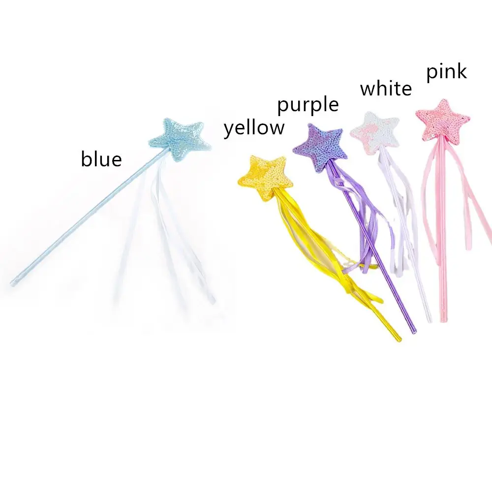 Five Pointed Star Fairy Wand Kids Magic Stizh Party Princess Cosplay Props