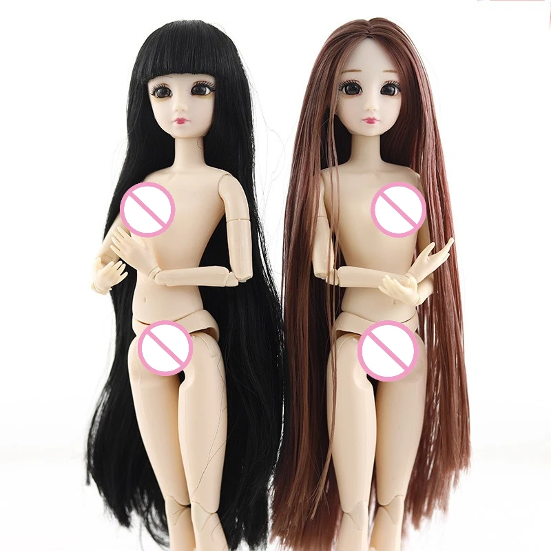 30cm lalki dla dziewczynek 1/6 lalki BJD ciało sprawiają, że-up 3D oczy piękne księżniczka Baby Girl lalki z tworzywa sztucznego DIY zabawki dla
