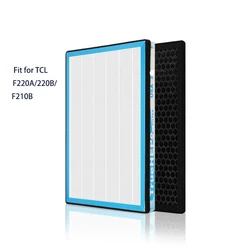 Hepa Carbon Filter For TCL TKJ-220B/210B/220A 295*245*25MM/10MM Air Purifier Filter Deodorization Filter Screen Filter