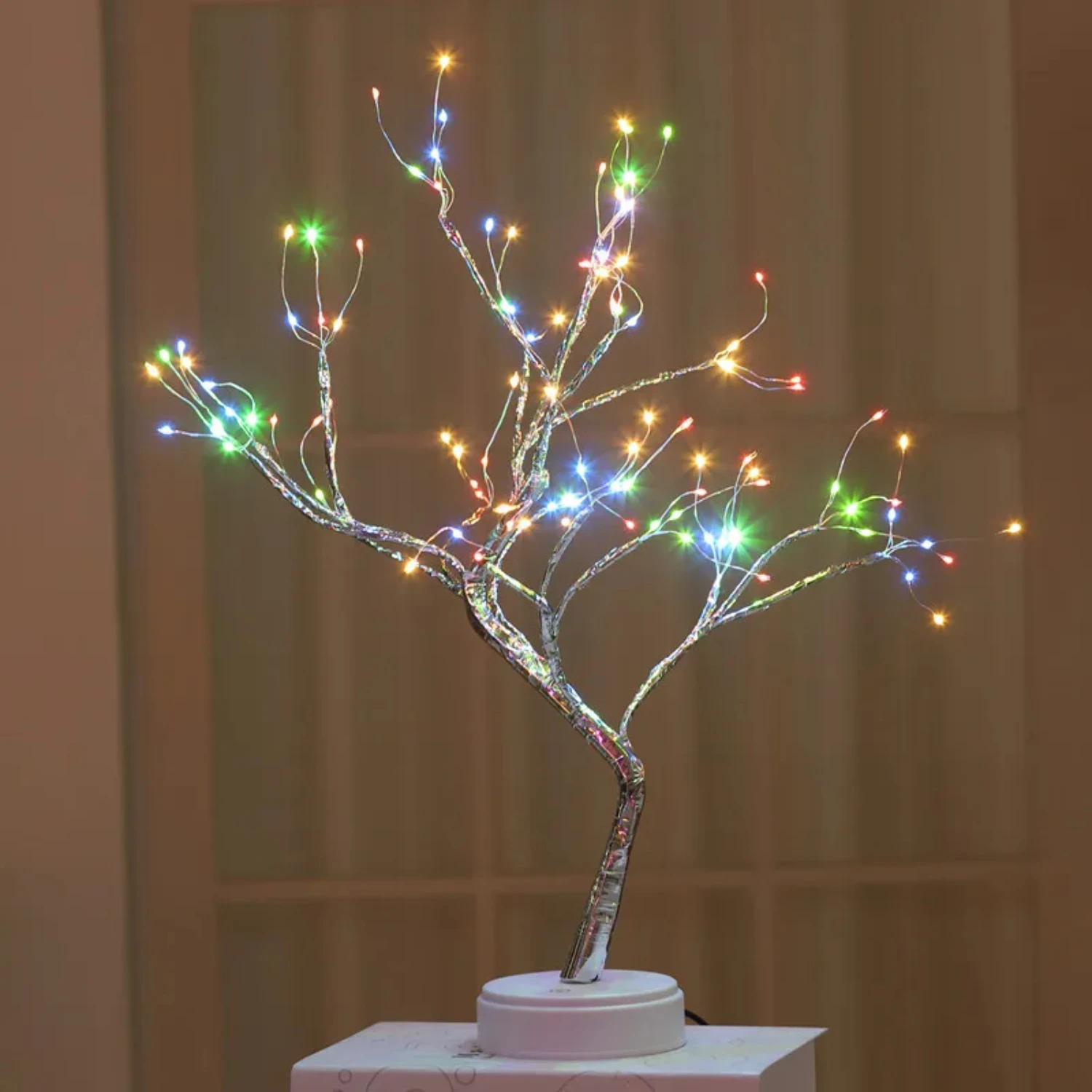 Elegant, Beautiful, and Versatile LED Tree Lamp - Stunning Tabletop Lighting Option for Bedroom or Party - Multifunctional and F