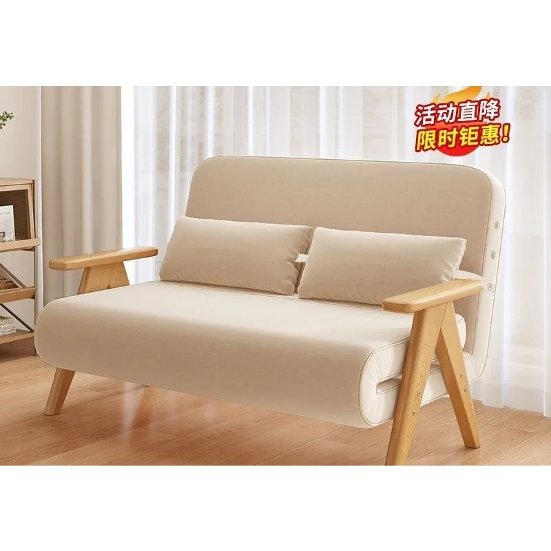 Single folding bed multifunctional lazy sofa reclining and sleeping foldable new lunch break bed folding sofa bed