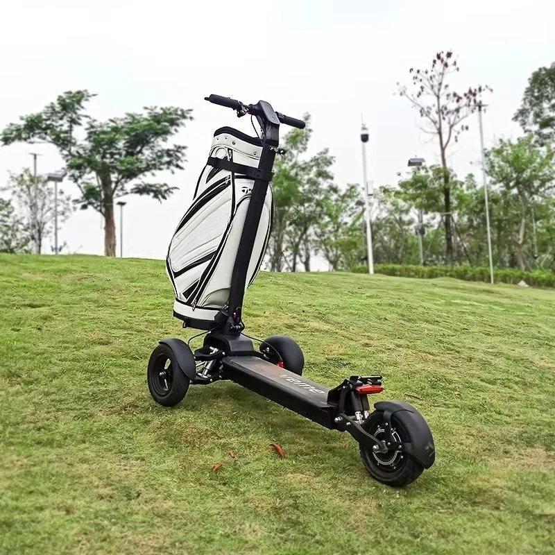 Three Wheel Cycleboard Golfboard Golf Trolley Golf Scooters Golf Push Cars Foldable Electric 3 Wheel Scooter