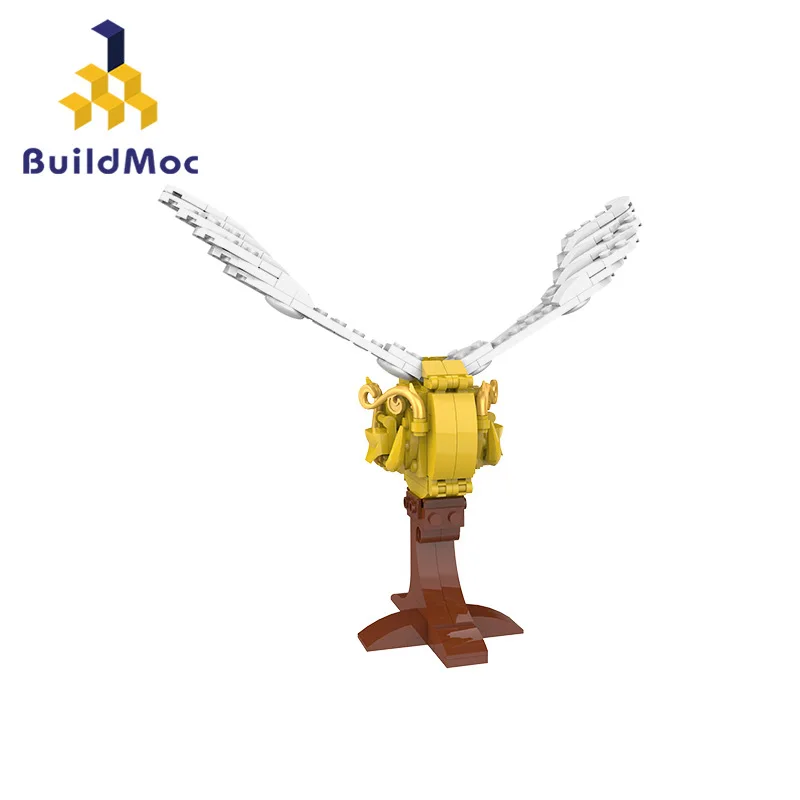 

BuildMoc креативные игрушки и украшения для строительных блоков Golden Snitch, совместимые с C7292, игрушки из строительных блоков, кирпичи для детей