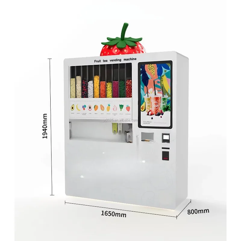 آلة بيع عصير الفاكهة بالتجزئة المتوافقة مع ADA الأوتوماتيكية بالكامل مع SDK #4