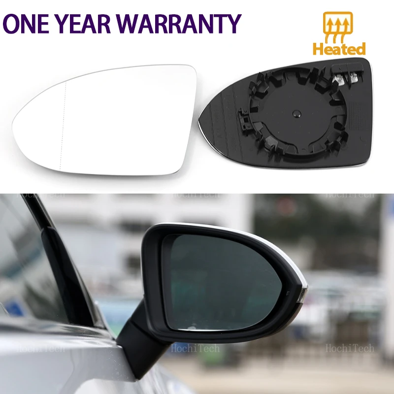 For Volkswagen VW Passat B8 Arteon GTE Alltrack Variant 2015-2023 Left or Right Side Wing Mirror Glass Car Rear View