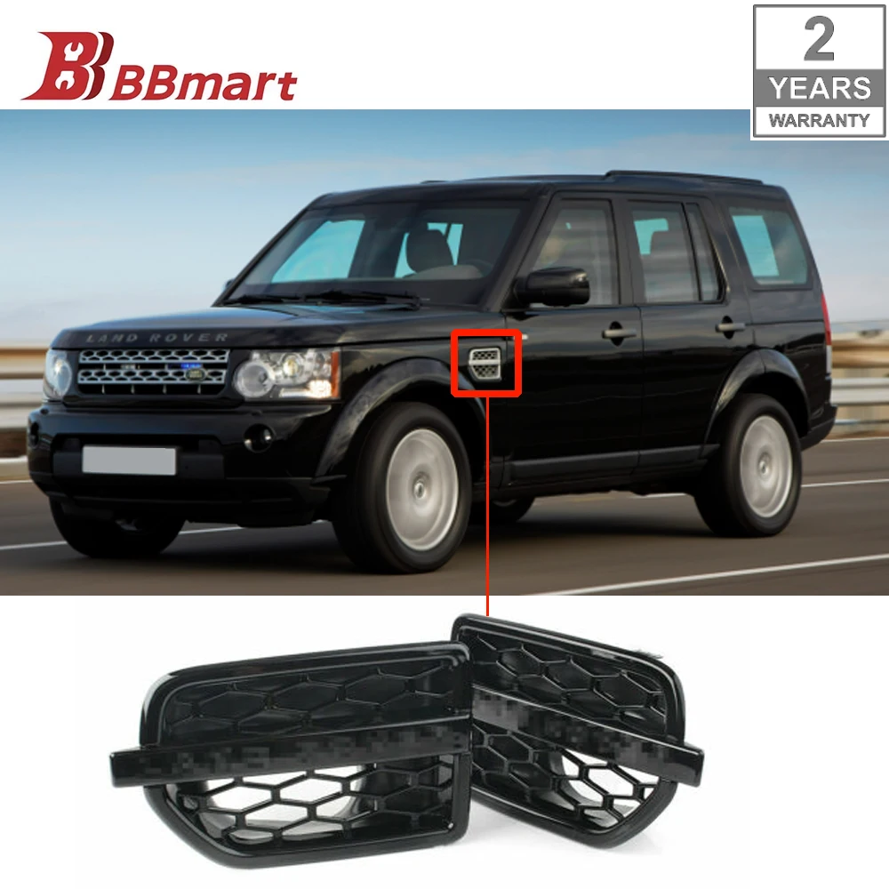 

LR057530 LR057531 BBmart R L Gloss Black ABS Air Intake Fender Vents Side Grille For Land Rover Discovery 4 L319 Car Accessories