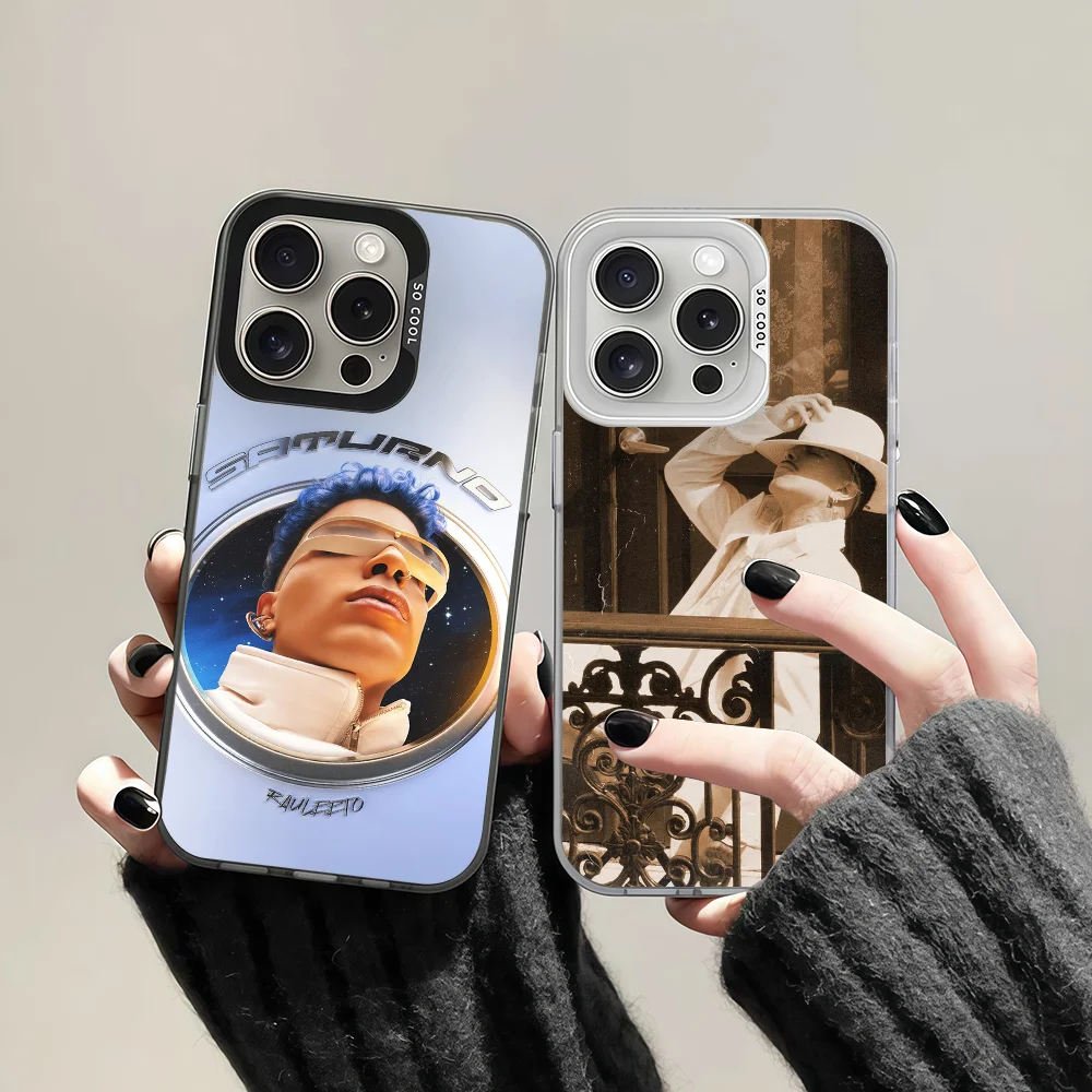 

Singer Cool R-Rauw Alejandro Phone Case For Samsung S25 S24 S23 A07 A17 A06 Ultra FE Plus Protective IMD Color Cover