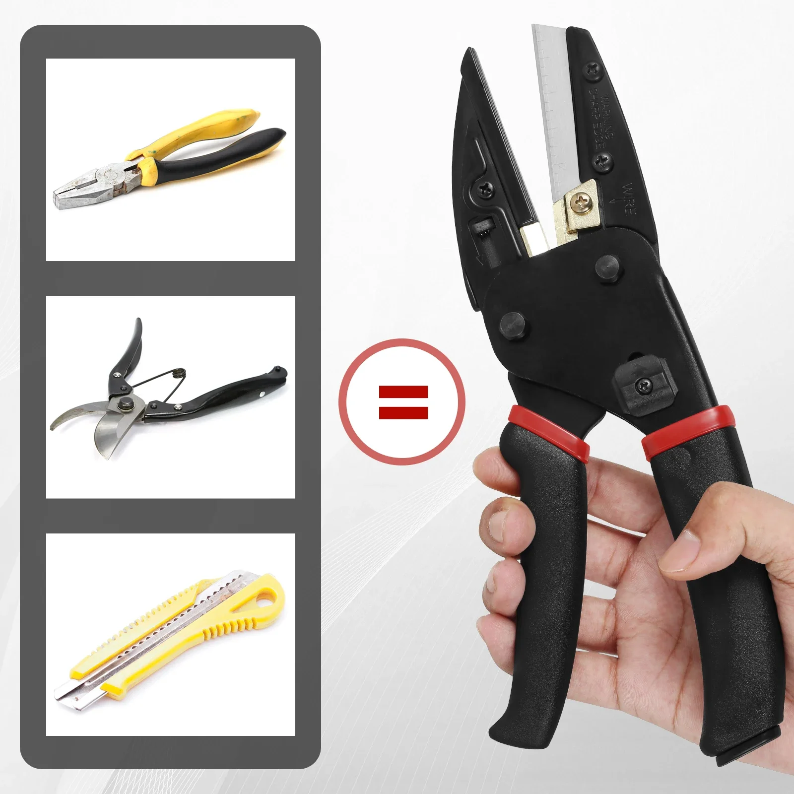Industrial Scissors Heavy Duty Scissors Sharp Utility Shears Multipurpose Utility Cutter for Branch Plastic Carpet Copper Wire