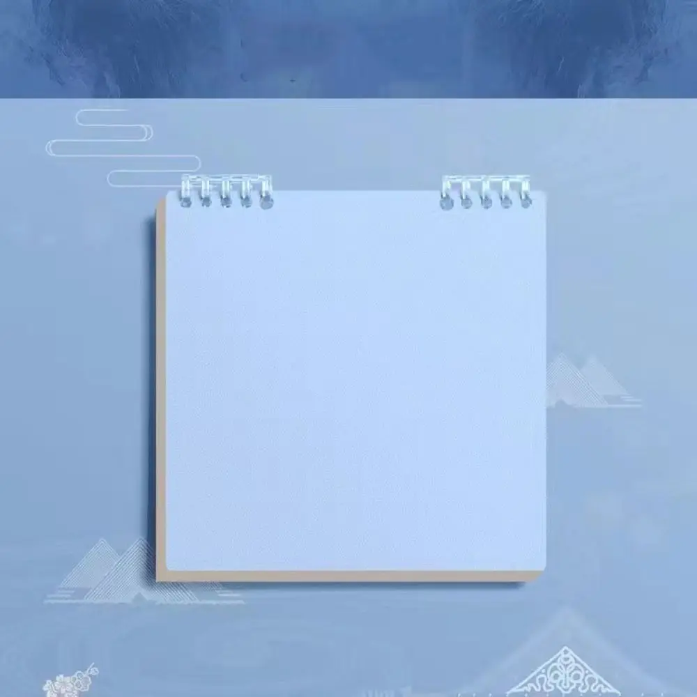 Note Pads Loose-leaf Notebook Removable Delicate Grid Writing Paper Thick Waterproof Shell Square Notebook Students Writing