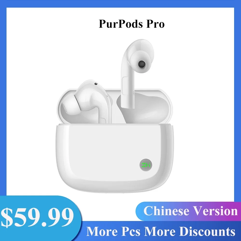 Top Pro TWS Wireless Earphones Chinese Version Active Noise Cancelling Bluetooth 5.2 Headphones IPX4 Waterproof Earbuds